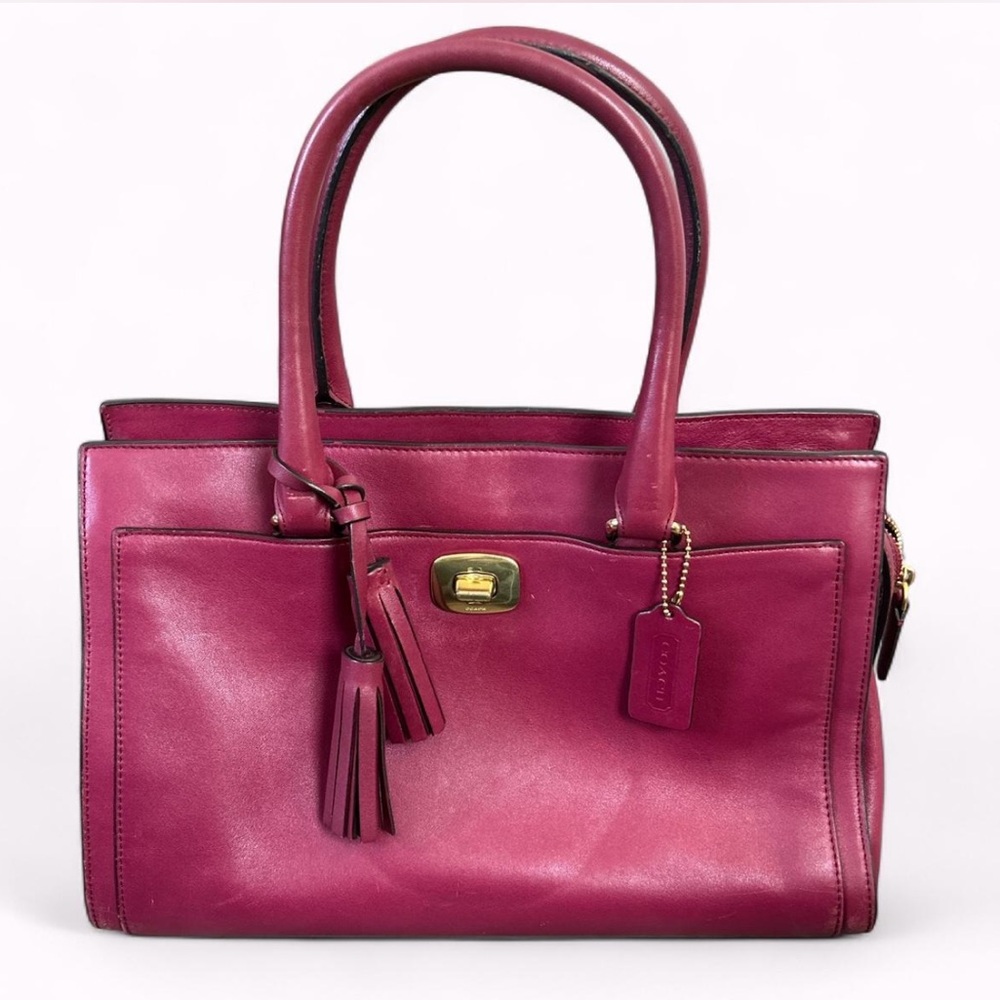 Burgundy Coach Purse